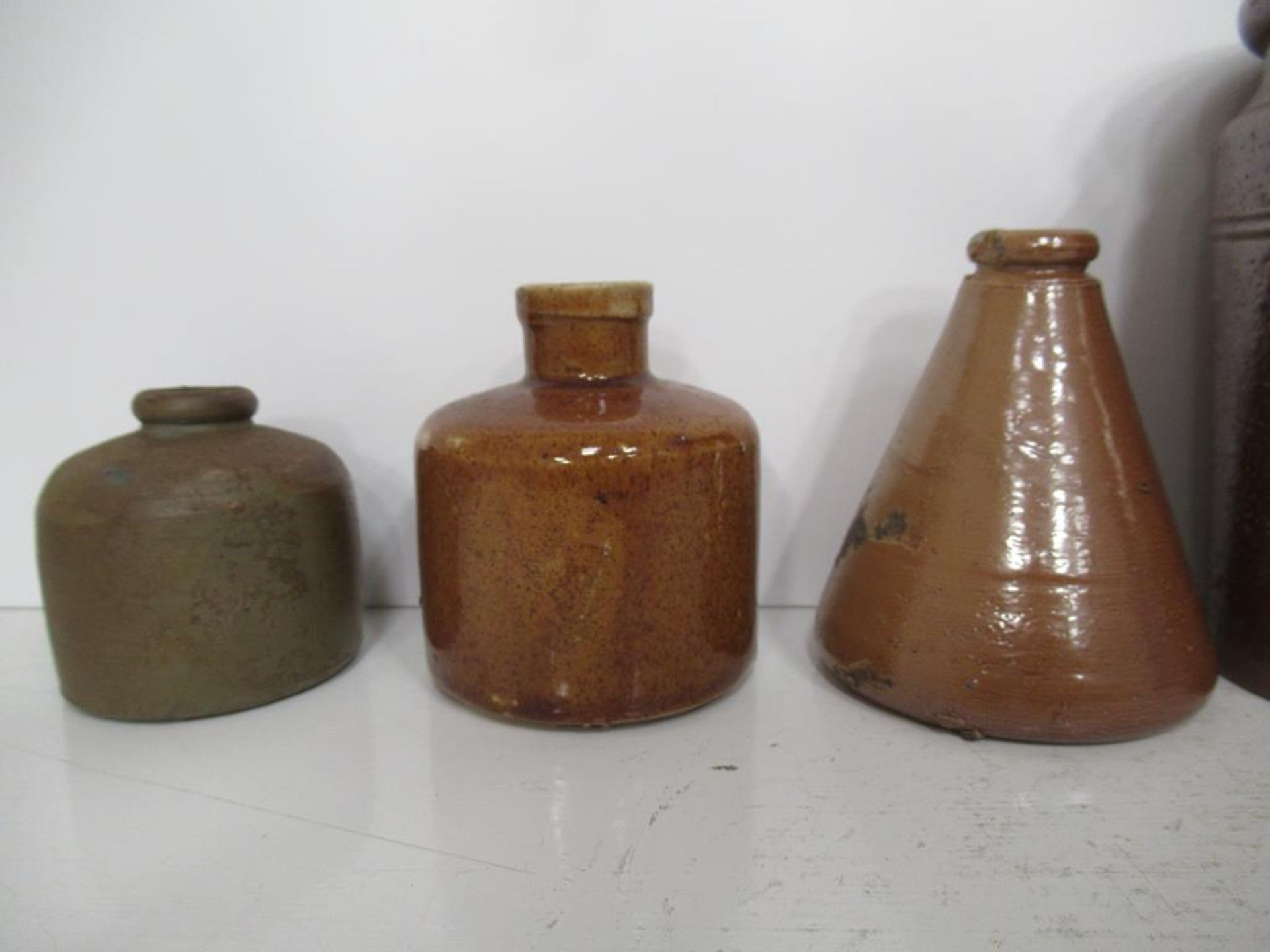 7 x Assorted Stone Bottles/Containers - unnamed and location unknown - Image 3 of 11