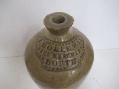 J.Holleway Seed Merchant Louth Flagon "missing handle"