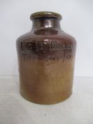 I.C Hoffman 'Rassberry Jam' Stone Jar
