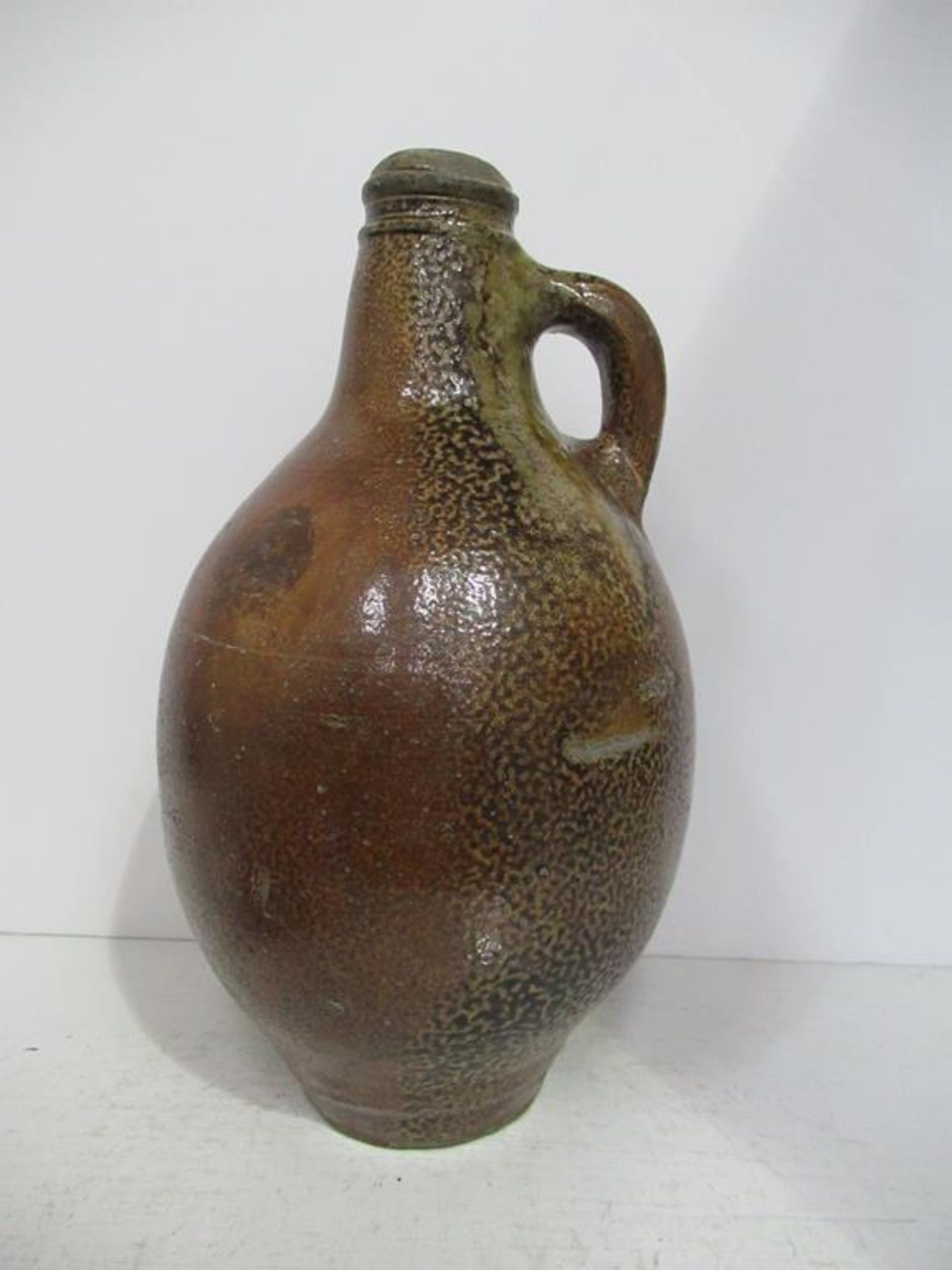 Salt Glazed Bellarmine Style Jug - 29cm Tall