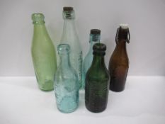 6x Grimsby Conway (1) and T.F.R. Conway (5) bottles (3x coloured)