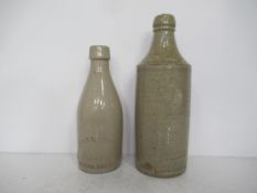 Huddersfield W.Smith and Halifax Marshal Brothers Imperial Half Pint Stone Bottles