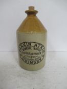 Parkin Atkin Mineral Water Manufacturer Old Market Place Grimsby Flagon