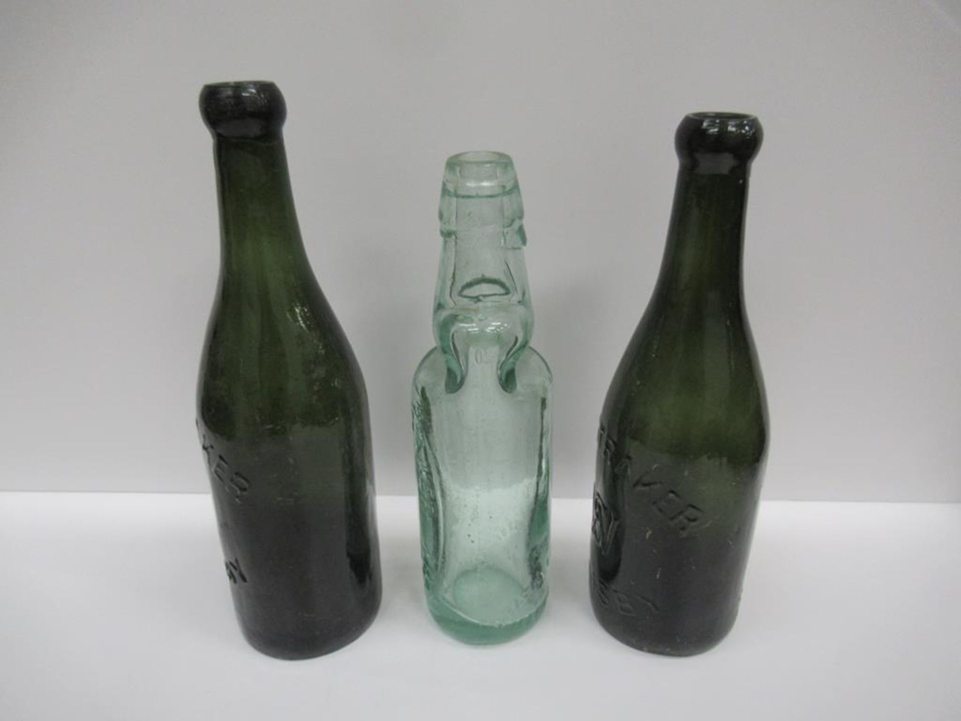 3x Grimsby W.S. Straker bottles- two coloured, one codd - Image 4 of 11