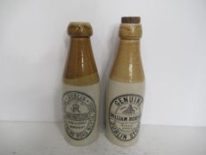 Sunderland William Robson and Blyth John Routledge Dublin Stout Stone Bottles