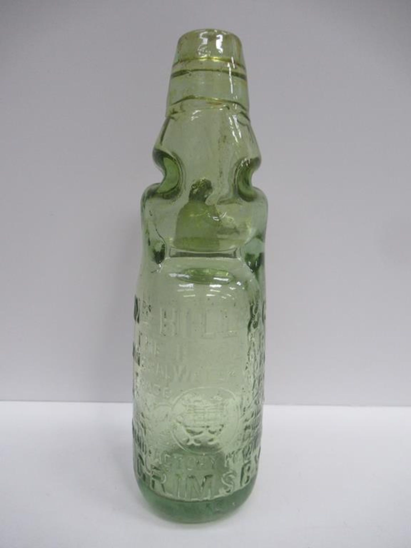 Grimsby W. Hill & Co. coloured Codd bottle (8oz)