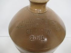 Hewitt Bros Wine and Spirits Importers Grimsby 2 Gall "Flagon"
