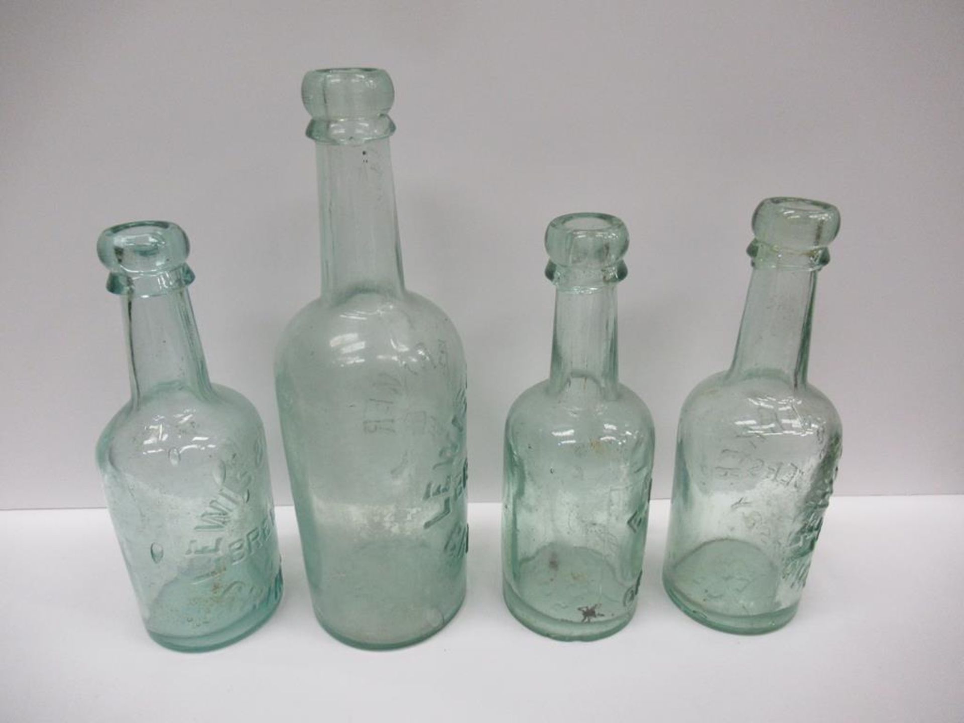 4x Grimsby E.A Lewis (1) and Lewis & Barker (3) bottles - Image 2 of 12