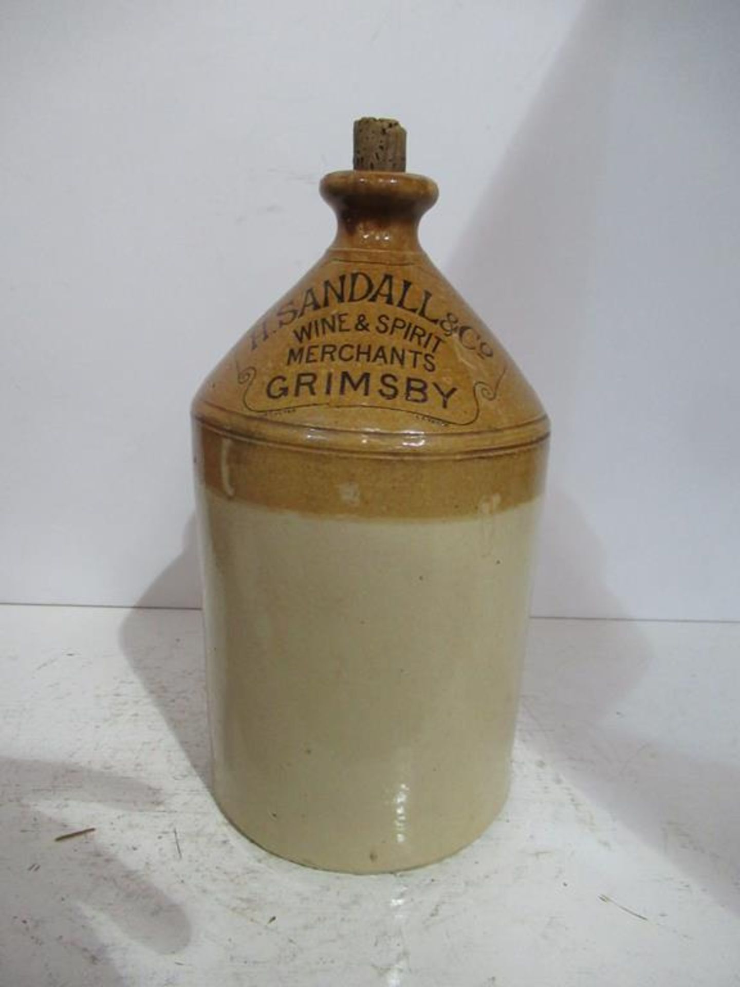 H.Sandall & Co Wine and Spirit Merchants Grimsby "Doulton & Co. Ltd Cambeth" "Flagon - Image 7 of 12