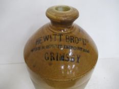 Hewitt Bros Wine and Spirit Importers Grimsby Flagon 749