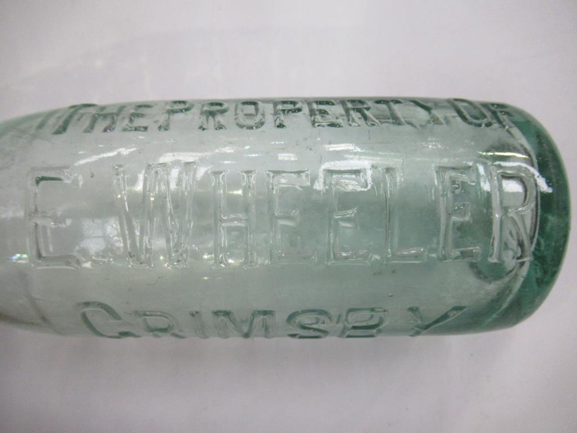 Grimsby E.Wheeler bottle with matching stopper - Image 6 of 7