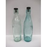 2x Grimsby & District Mineral Water Co. Ltd bottles- one coloured