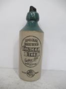 Dunfermline Gillert Rae Special Brewed Ginger Beer Stone Bottle (18cm)