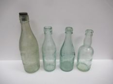 4x Grimsby Central Supply Co (2), Warwicks Cash Stores (1) and H.J. Curry bottles