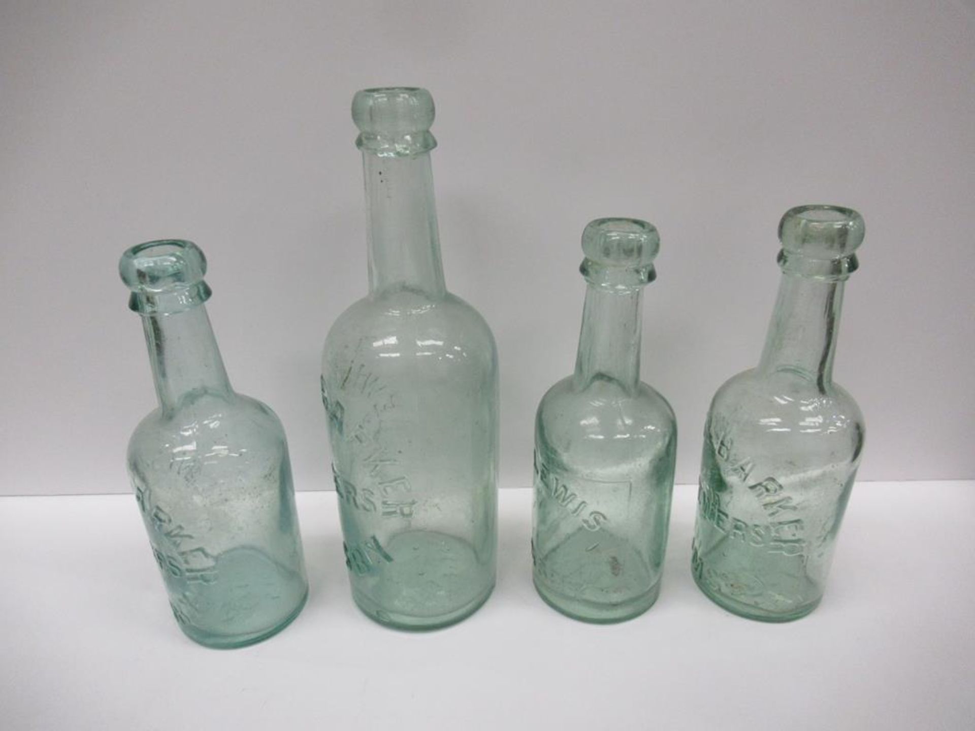 4x Grimsby E.A Lewis (1) and Lewis & Barker (3) bottles - Image 3 of 12