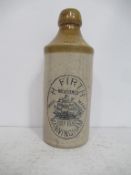 Mannington H.Firth impressed stone bottle (18cm)