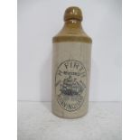 Mannington H.Firth impressed stone bottle (18cm)