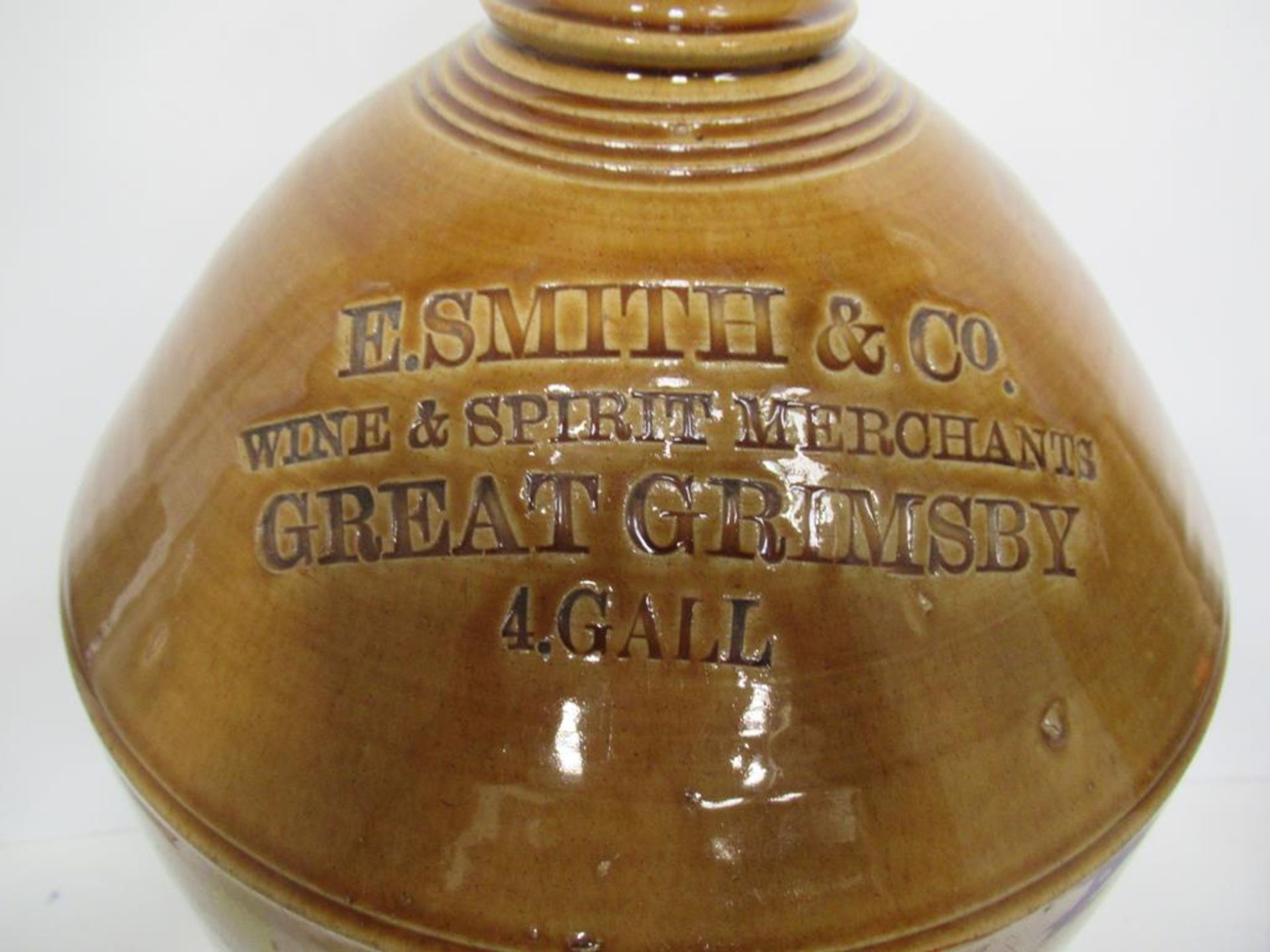 E.Smith & Co. Wine and Spirit Merchants, Great Grimsby 4 Gall "poss 1880"