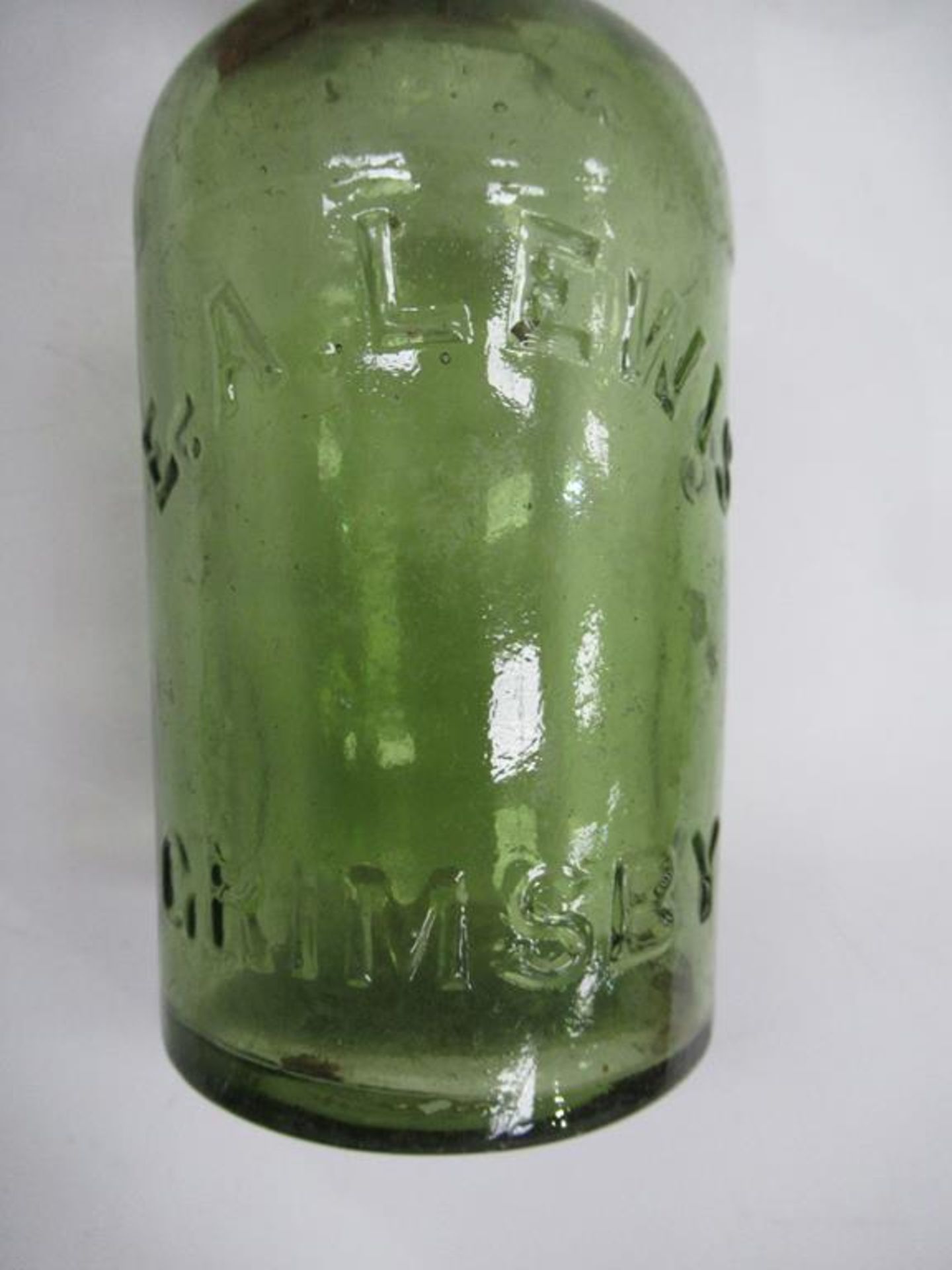 6x Grimsby E.A Lewis (3) and Lewis & Barker (3) coloured bottles - Image 7 of 22