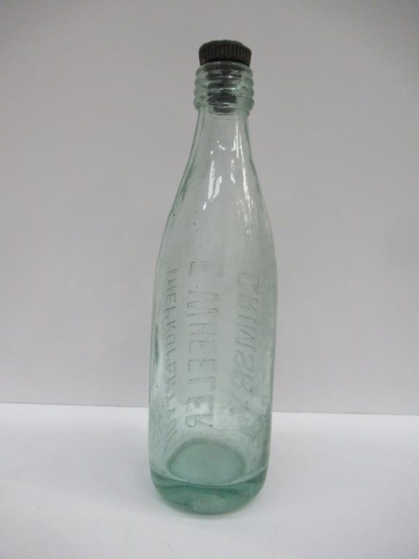 Grimsby E.Wheeler bottle with matching stopper - Image 3 of 7