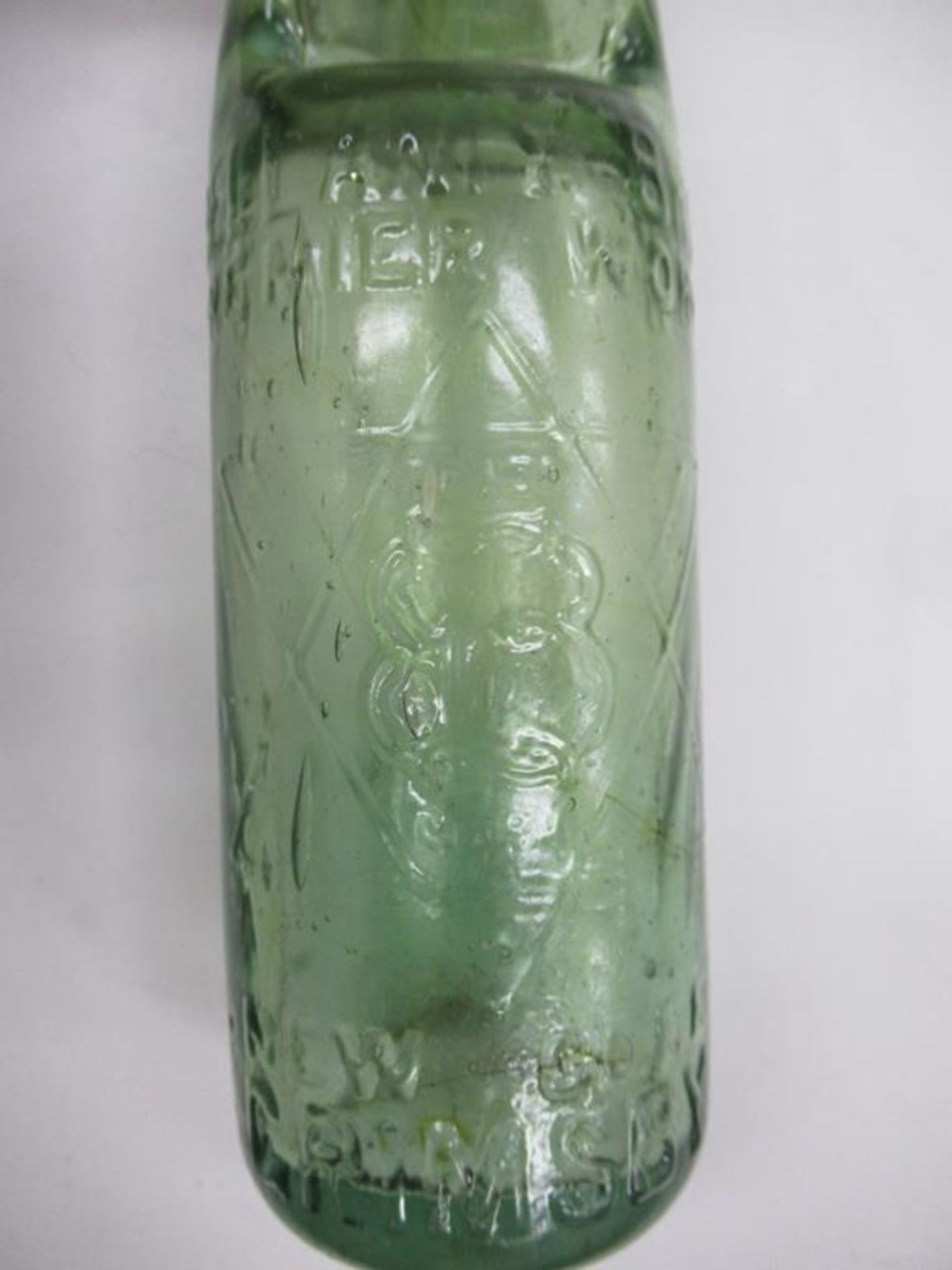 Grimsby New Clee Bellamy Bros Premier works coloured codd bottle - Image 6 of 6