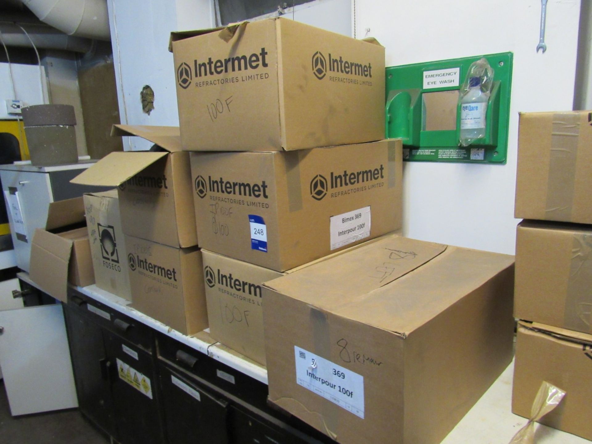 Approx. 15 Boxes of Various Internet Refractories Bimex 369 Feeder Sleeves