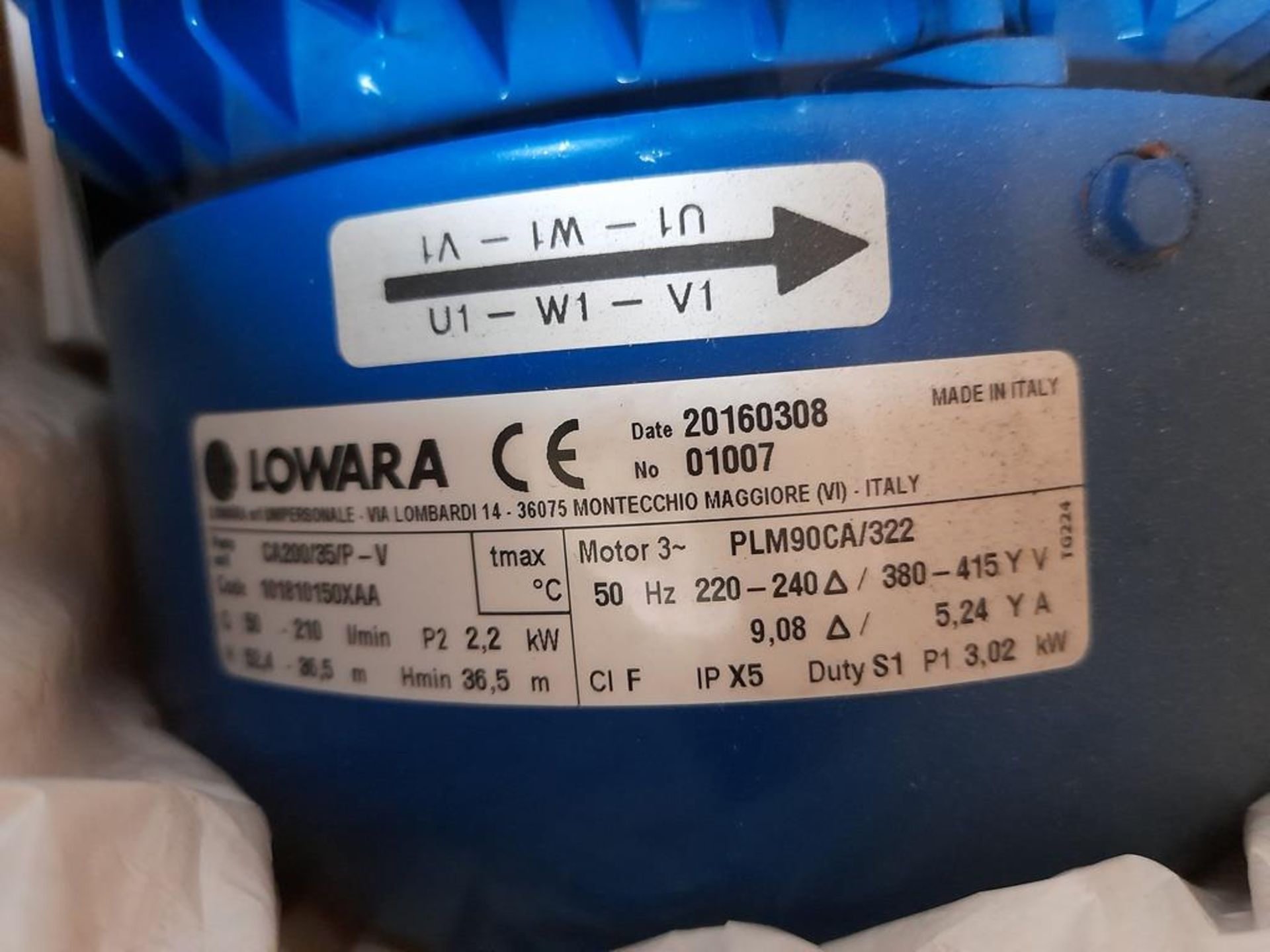 Lowara pump, number 01007 (boxed) - Image 4 of 4