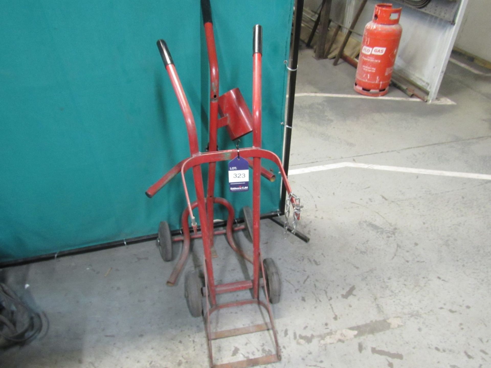 2 Various Gas Bottle Trolleys