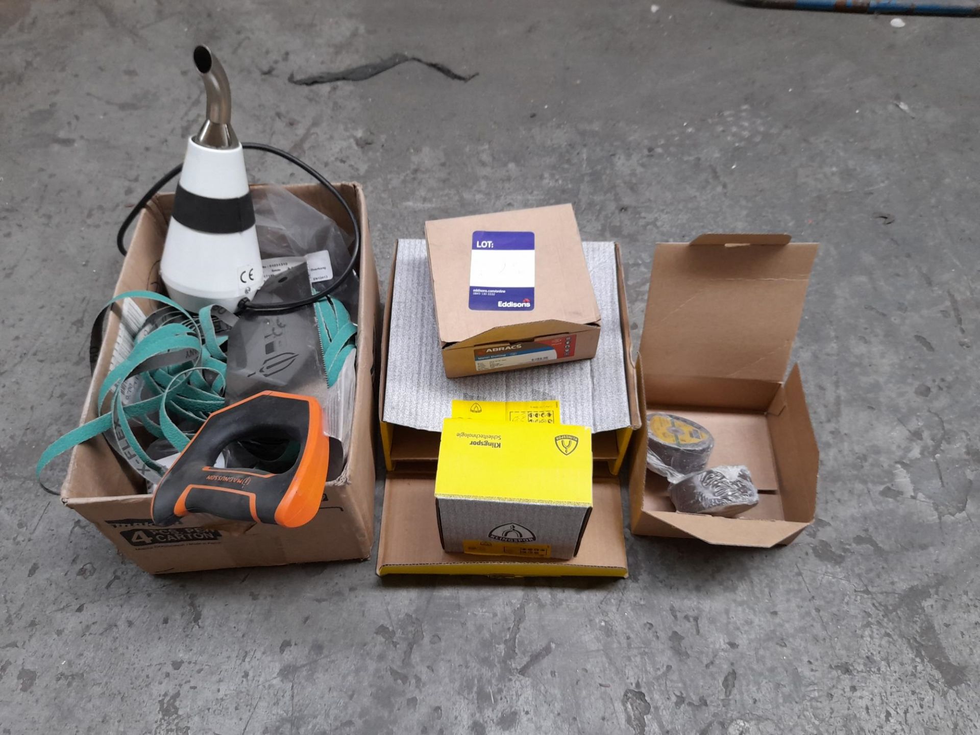 Box to contain various grinding wheels, metal, bures and cutting disks etc