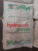 Pallet of hydrosoft granular water softener sale (approx 15 bags)