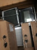 Pallet of unchecked / tested appliances, 1 x Dishwasher, 1 x Oven, 1 x Integrated washer, 3 x Hoods