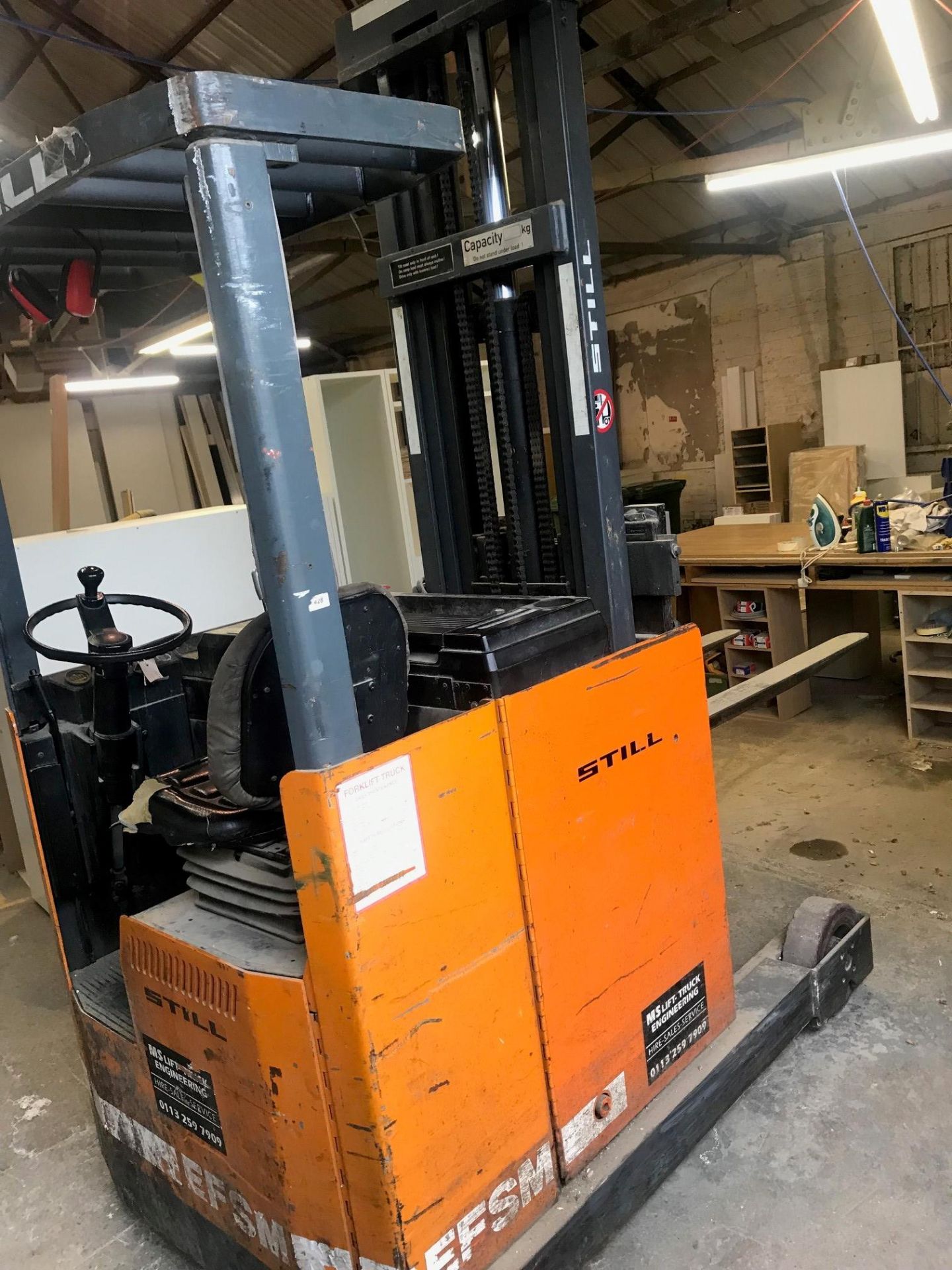 Still Reach truck, Electric (Delayed collection until 15th October) - Image 2 of 3