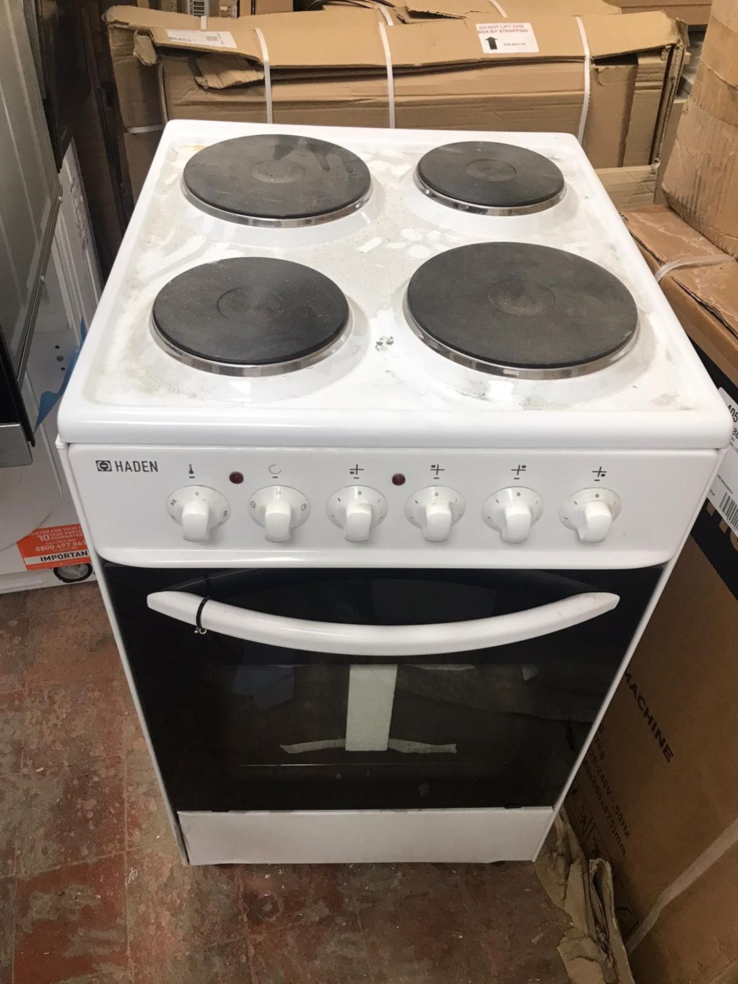 Haden White Electric Cooker