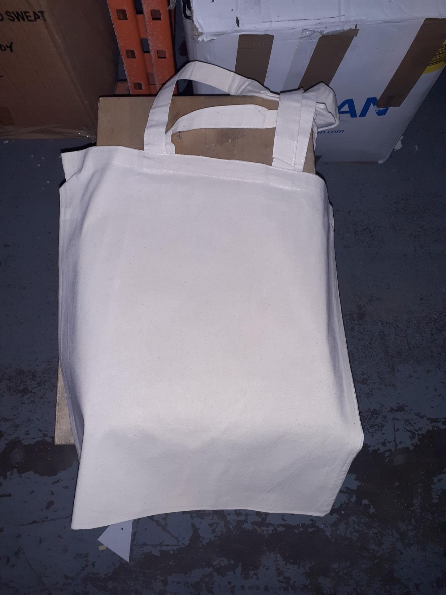 Two Boxes of Cotton Tote Bags - Image 2 of 2