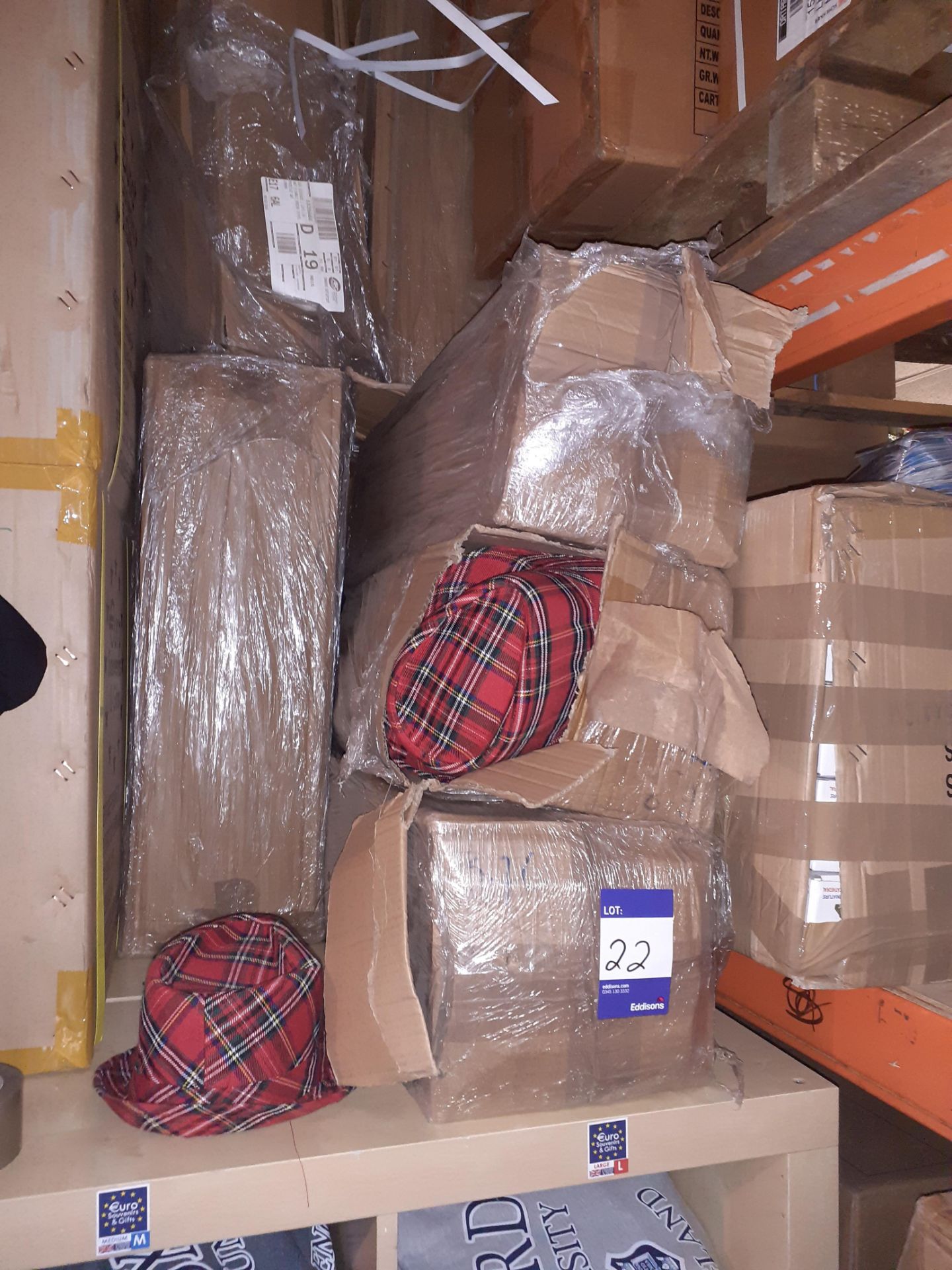 6 Boxes of Tartan Trilbys