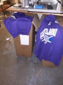 Four Boxes of Scottish Themed Hooded Sweat Shirts