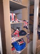Large Quantity of UK Themed Clothing & Flags