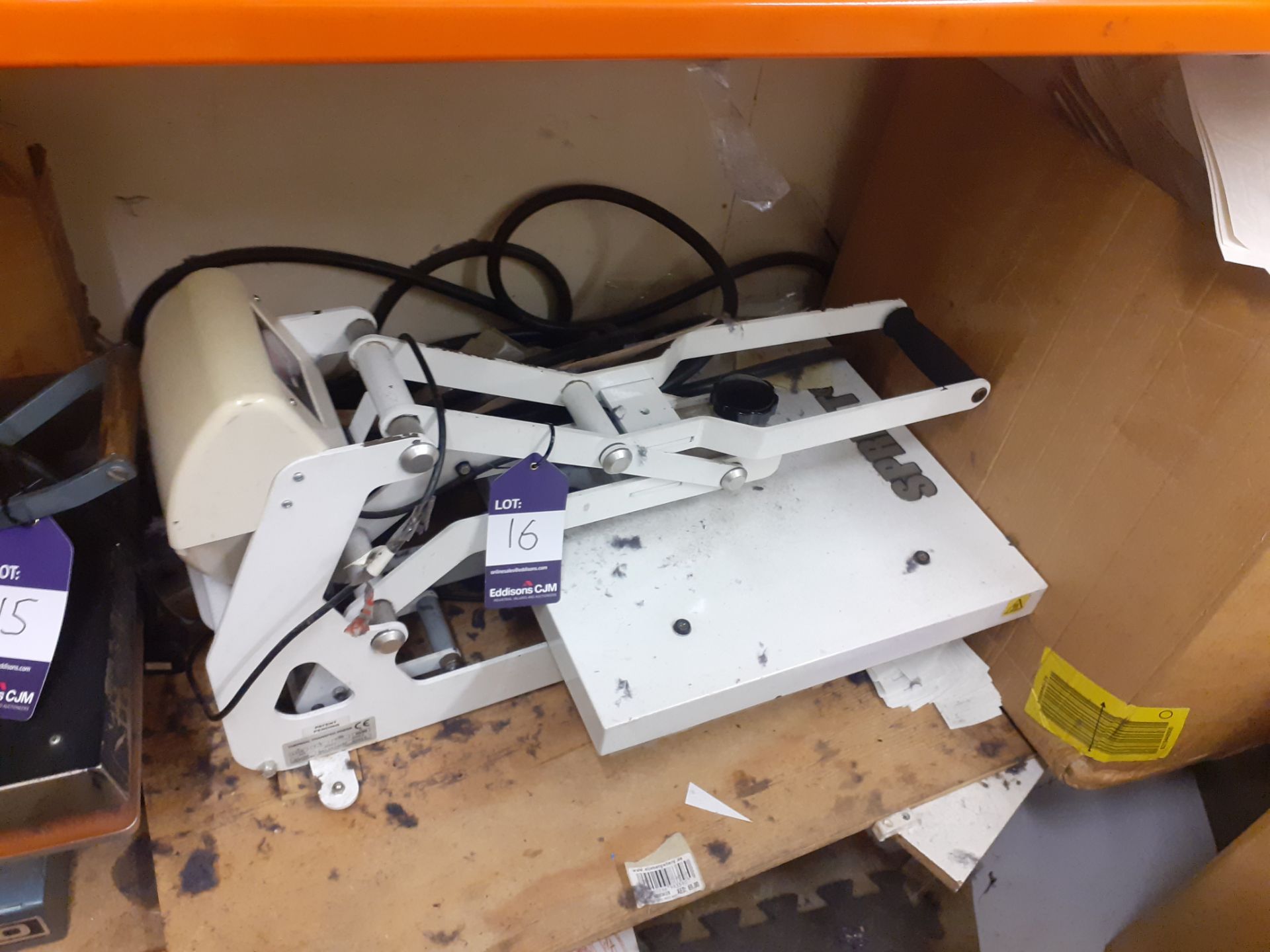 Stails Hotronix STX16 Sprint Transfer Heat Press (07/06)