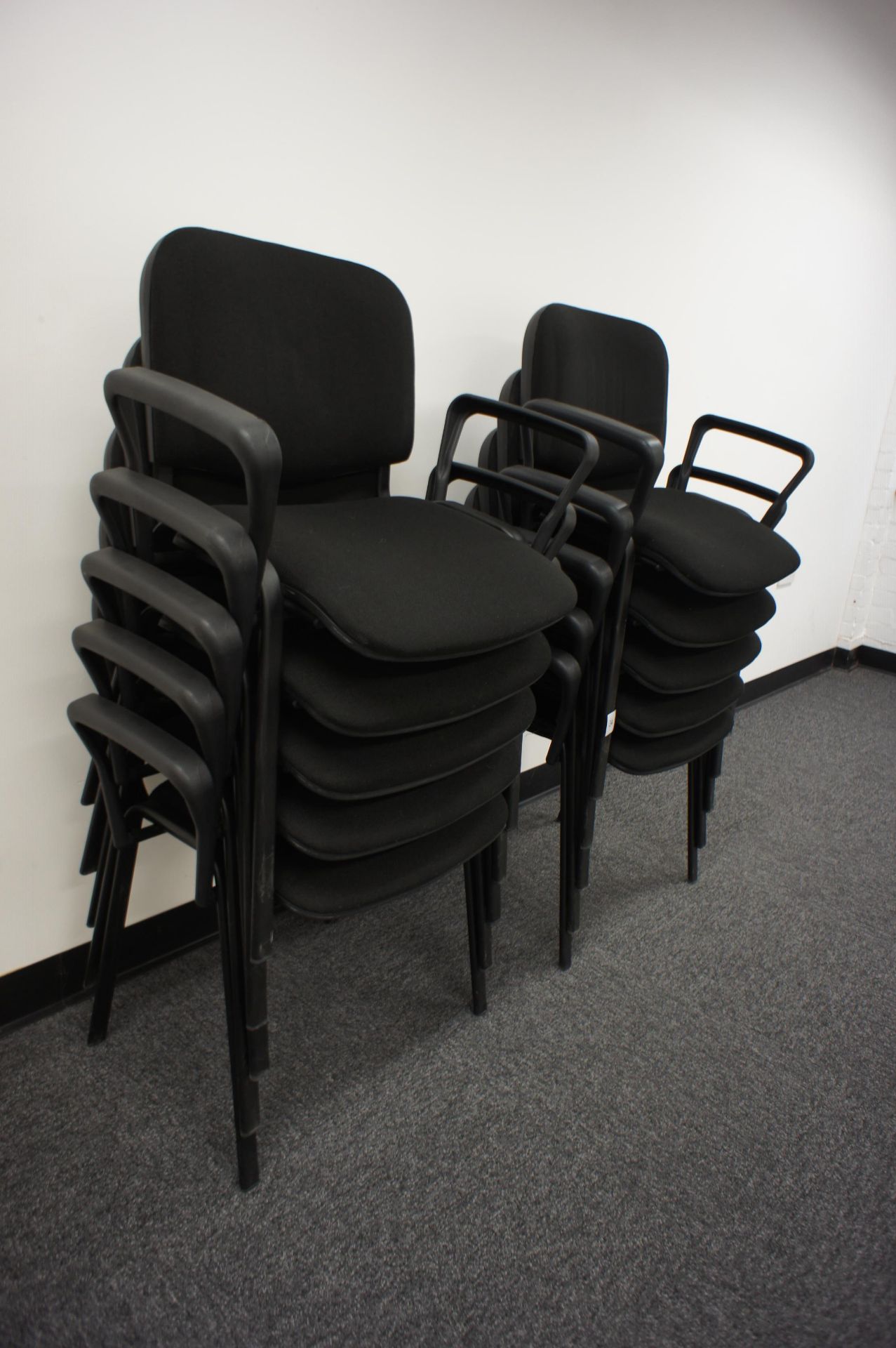 10 Upholstered Meeting Chairs - Image 2 of 3