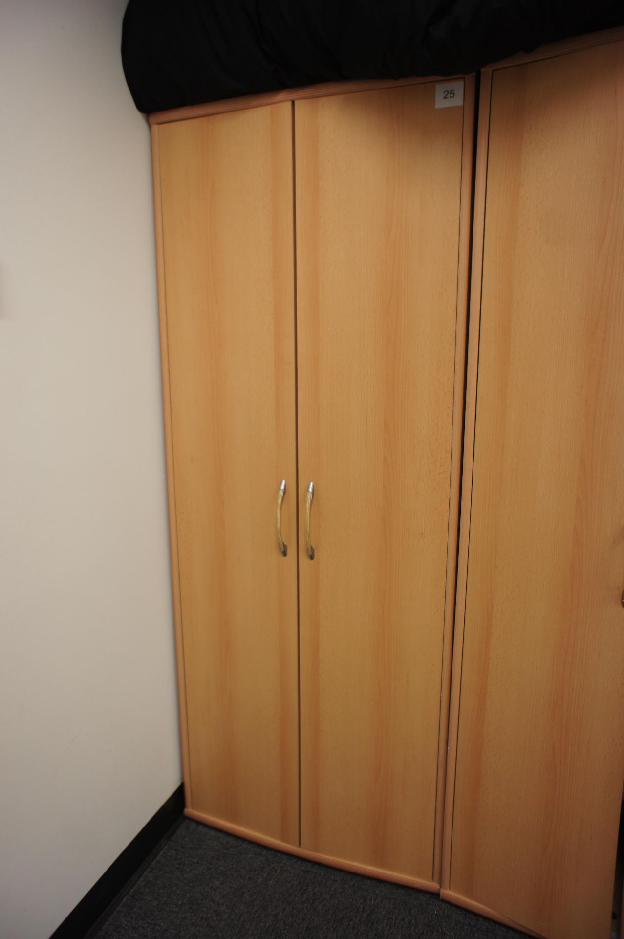 Beech Effect Full Height Double Door Office Cabine - Image 2 of 3