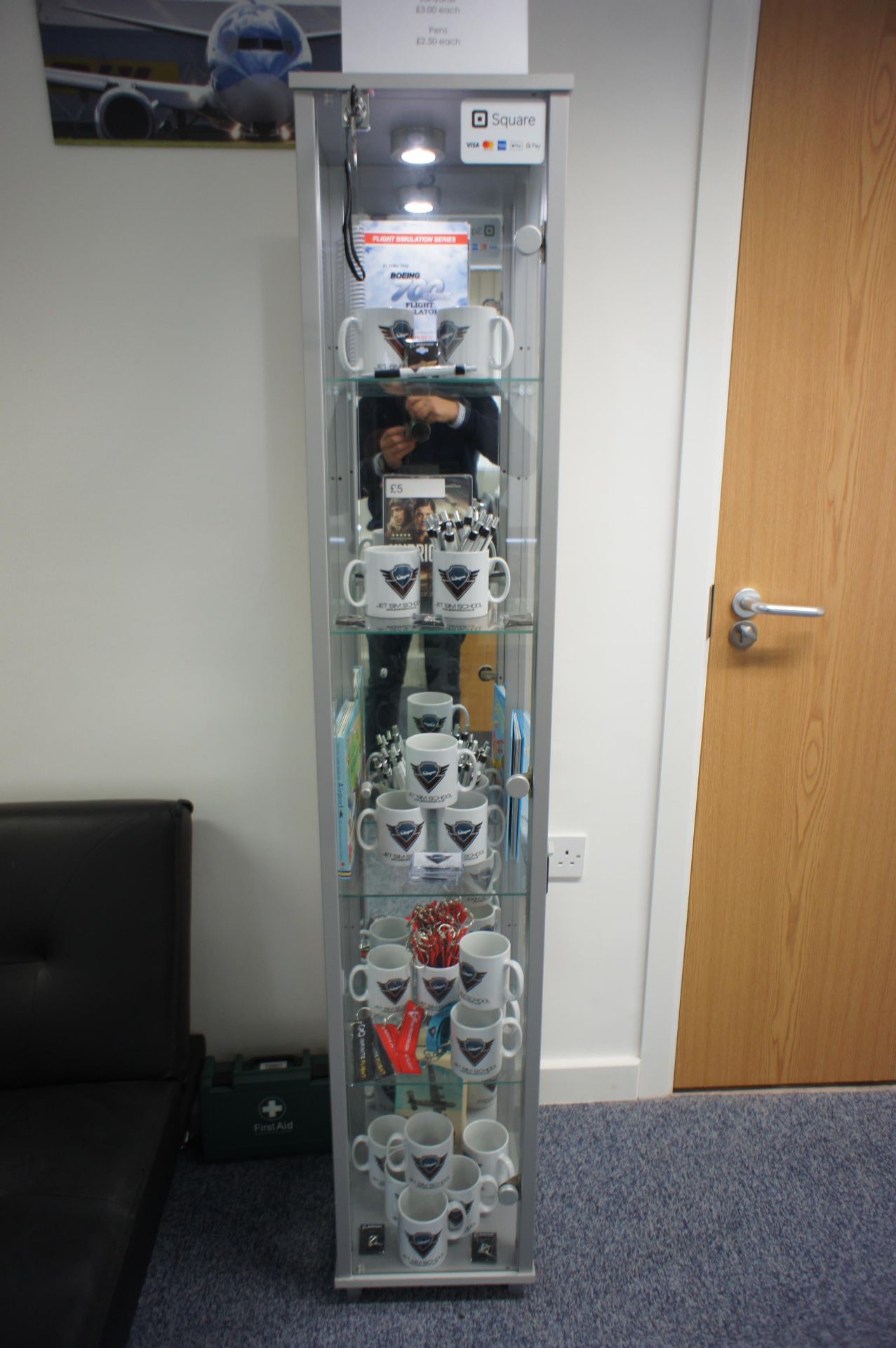 5 Tier Glazed Displays Case ­ - Image 2 of 3