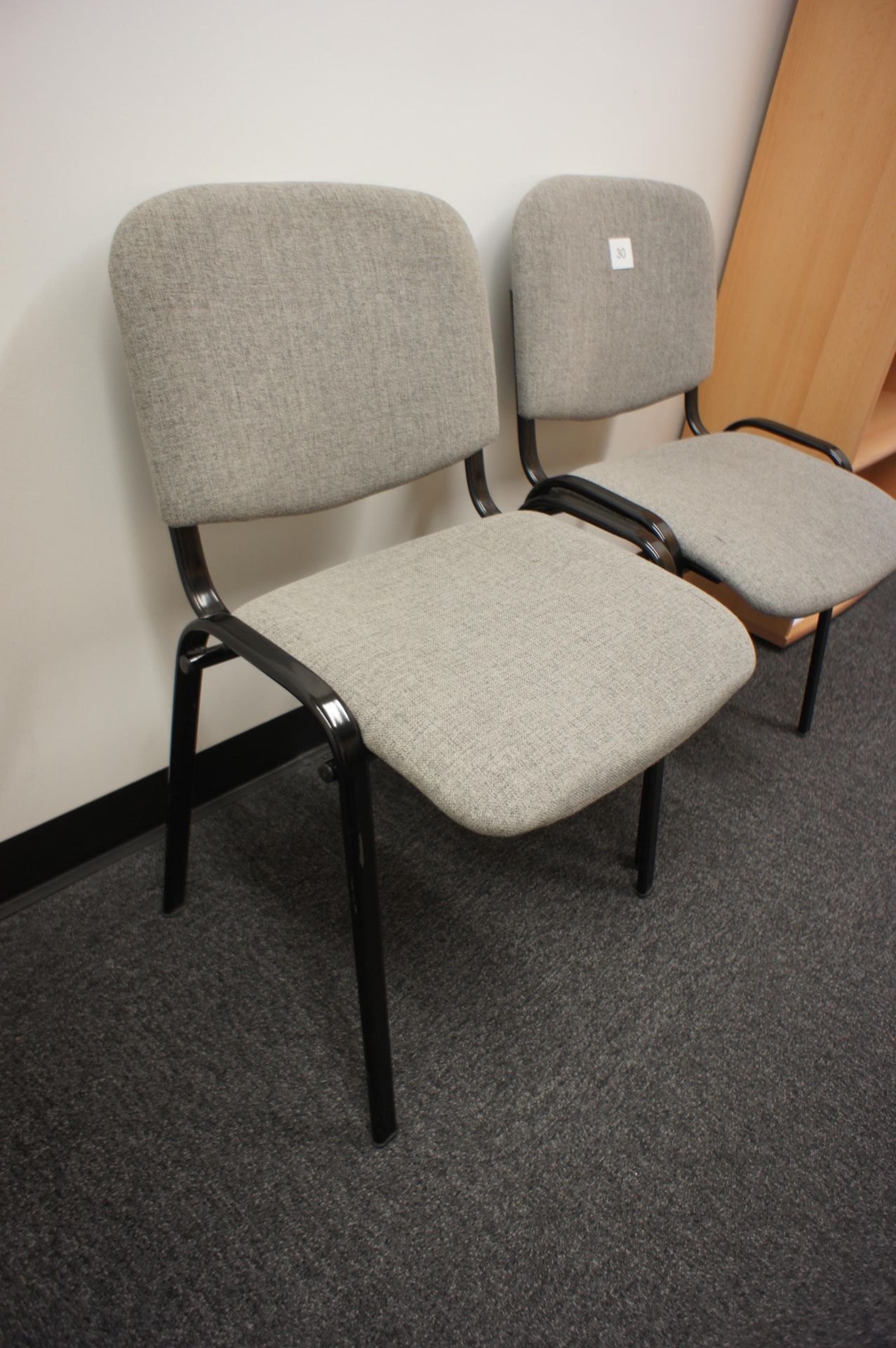 4 Upholstered Reception/Meeting Chairs - Image 2 of 2