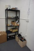 5 Tier Plastic Storage Unit with Contents includin