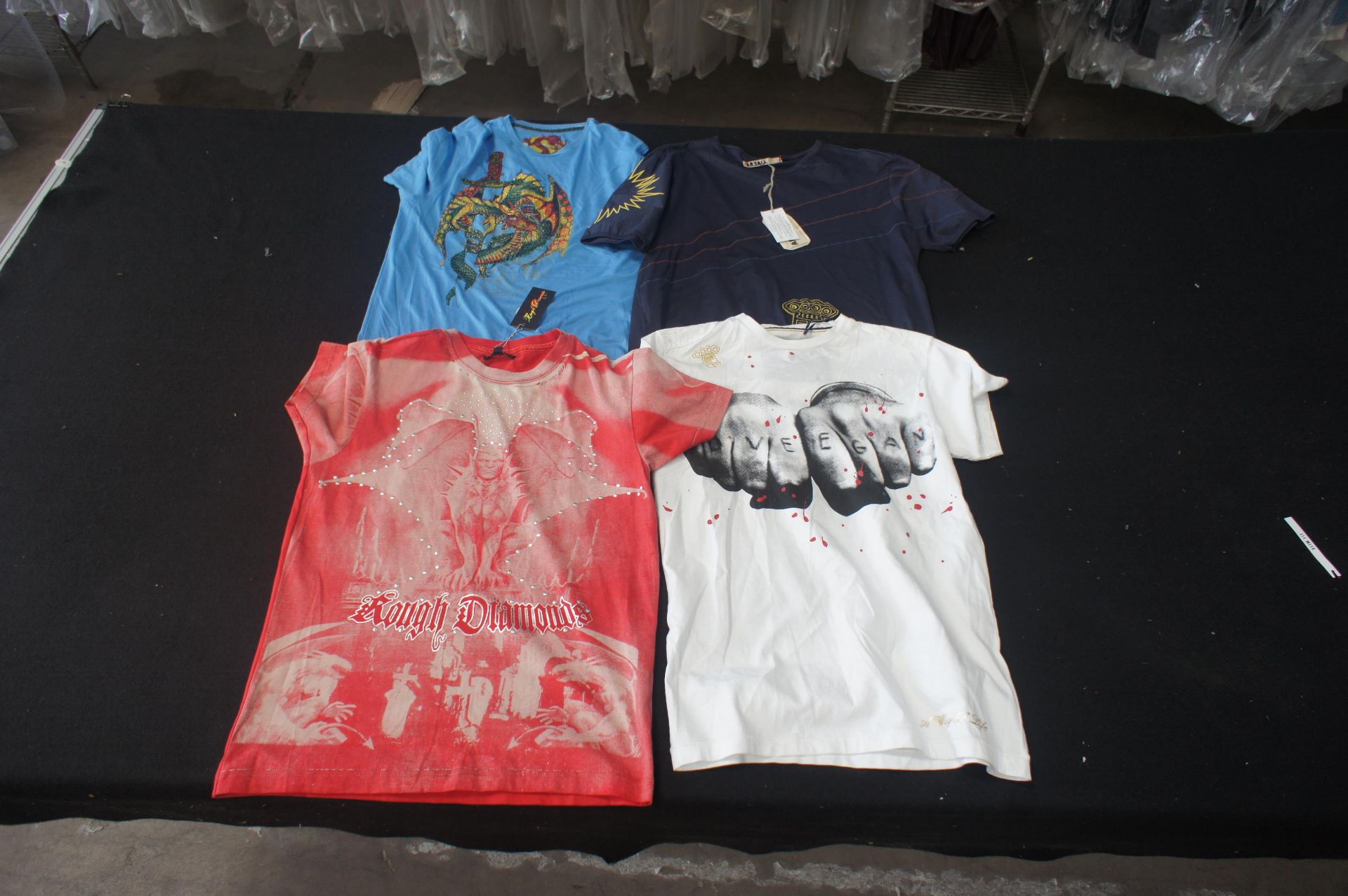 4 x Various designer T-shirts, M