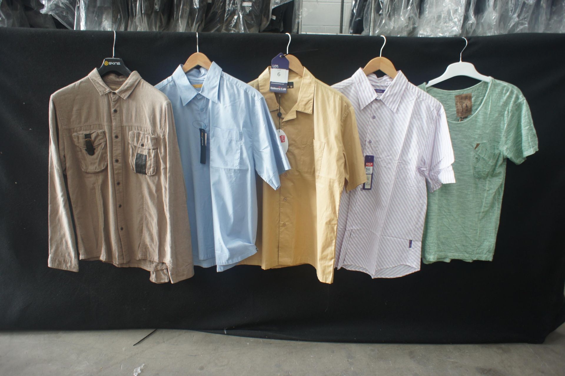 5 x Various shirts, to include 1 x long sleeve, 3