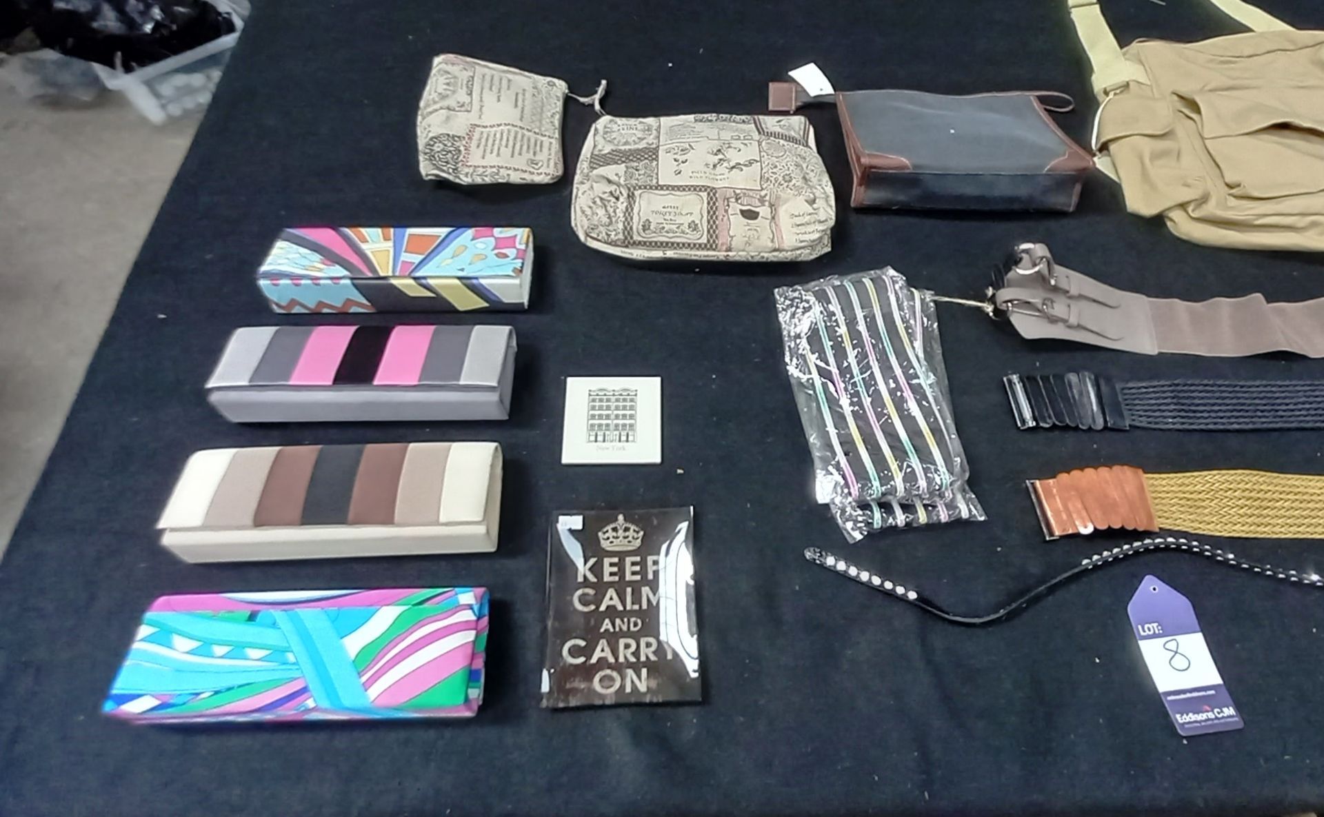 Quantity of Various Designer Ladies Handbags, Belts, Smalls Plates, Coasters and Other Various Decor - Image 2 of 6