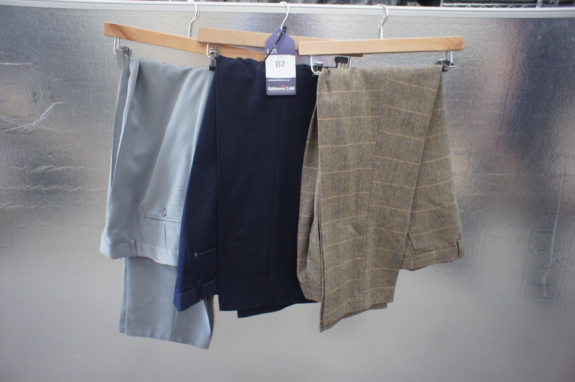 3 x Various designer formal trousers, 40W, 42W, 44