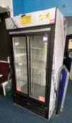 Unbranded 6ft Glass Fronted Bottle Fridge