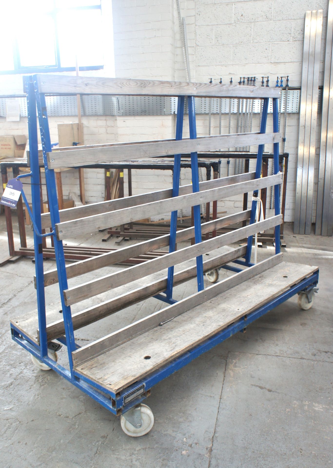 Mobile ‘A’ Frame Material Rack - Image 3 of 3