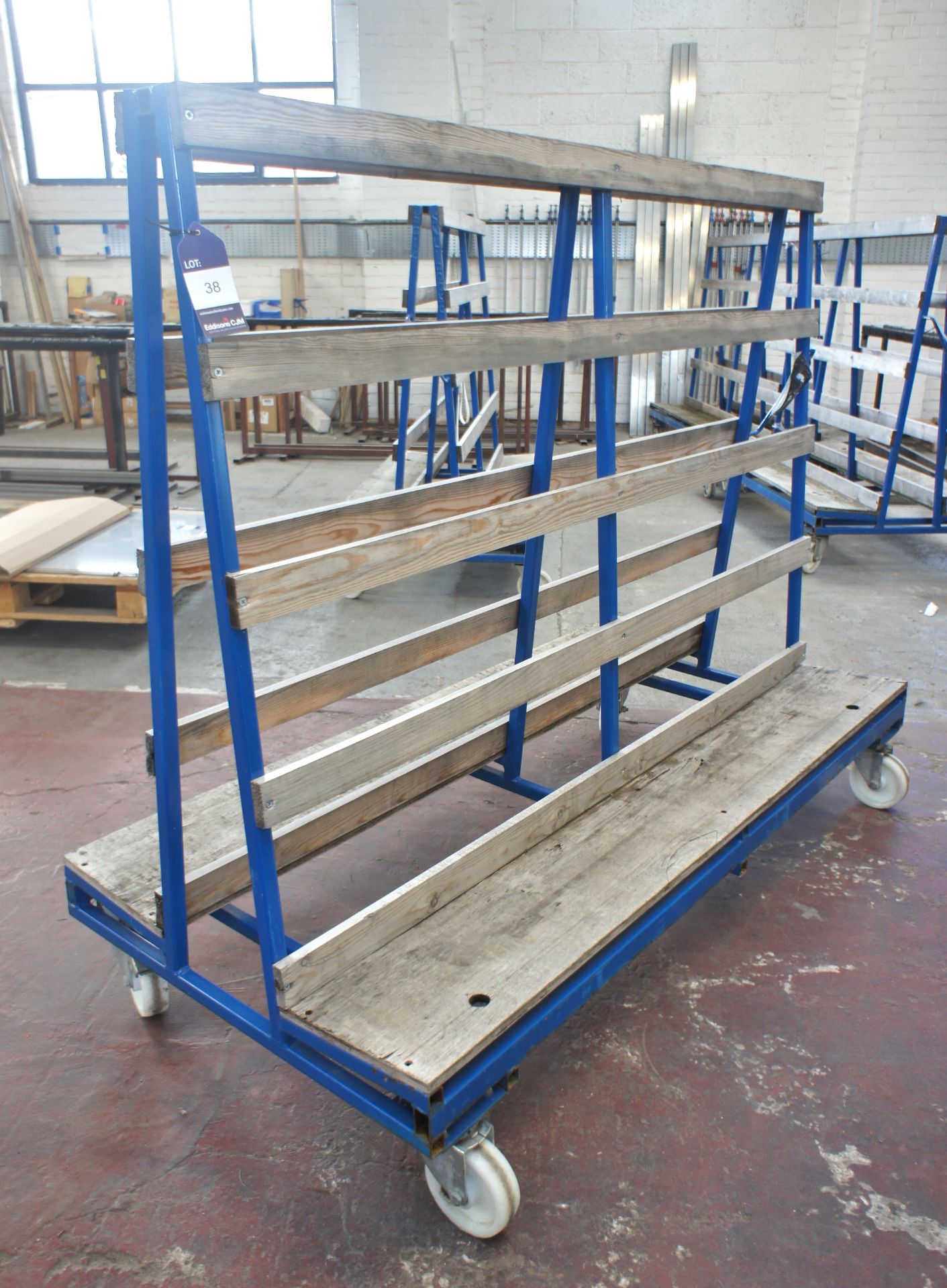 Mobile ‘A’ Frame Material Rack